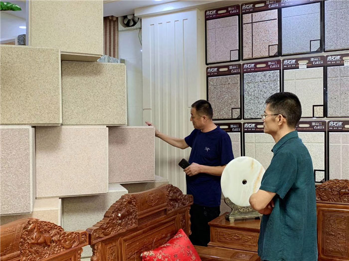 和砂包砂技術保護膠多彩技術